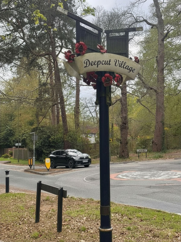 Deepcut village sign